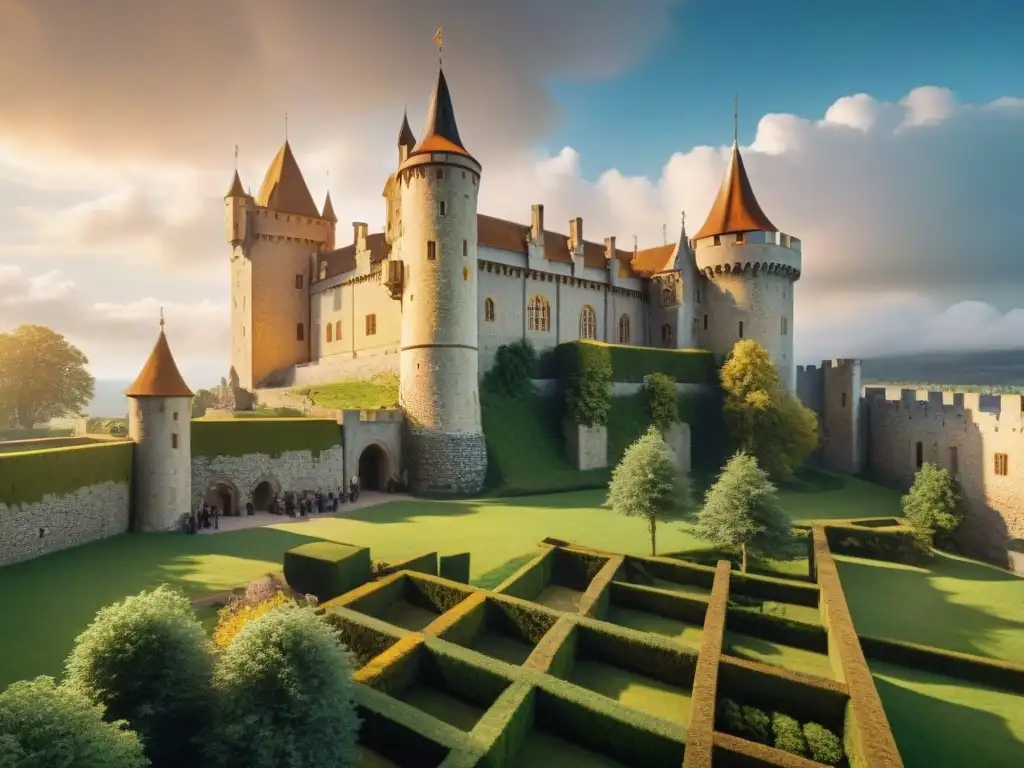 Castillo medieval: historia y tecnología se fusionan Explora castillos históricos en realidad aumentada, mezclando pasado y presente