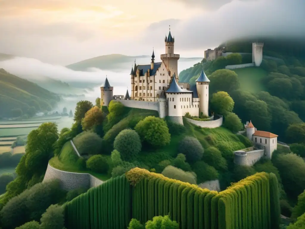 Transformación de castillos medievales en lujosas residencias La transformación de castillos en hogares: evolución de fortalezas medievales a residencias lujosas y ornamentadas