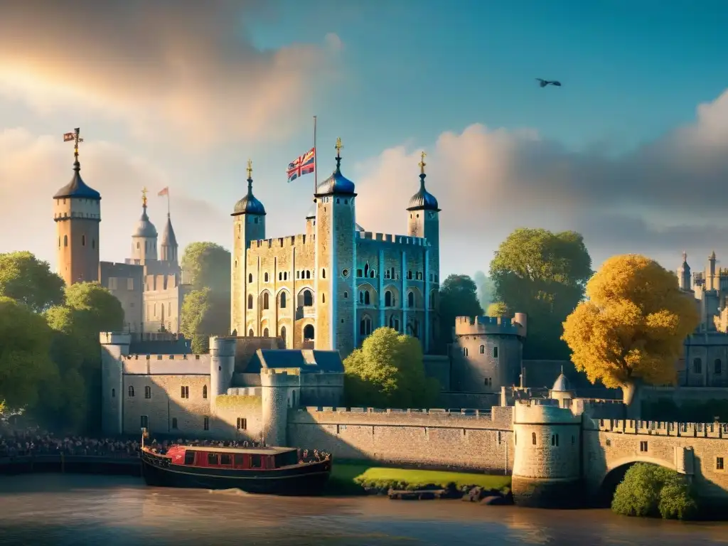 Detalle asombroso de la Torre de Londres y su recreación en The Order: 1886
