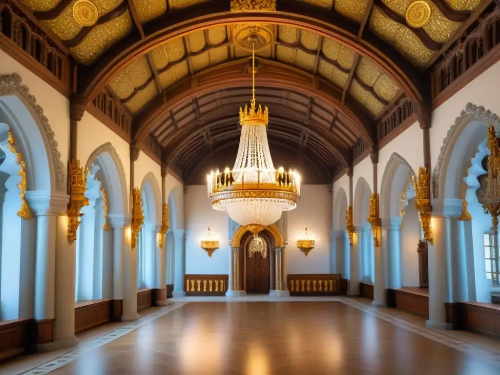 Esplendor en Neuschwanstein: Detalles majestuosos del castillo Detalle opulento del interior del Castillo de Neuschwanstein en Alemania, resaltando su lujo