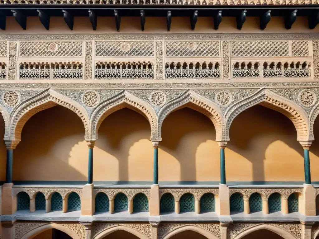Detalles arquitectónicos moriscos del Alcázar de Segovia: luces y sombras Detalle de las ornamentadas paredes del Alcázar de Segovia, inspiración de poetas y artistas desde hace siglos