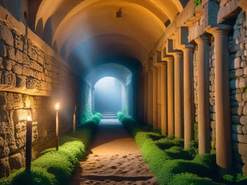 Explora el misterioso túnel subterráneo de un castillo medieval Explora enigmas y tesoros en los túneles subterráneos de un castillo medieval