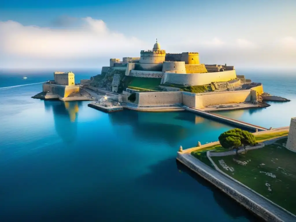 Fortaleza de St Fortaleza de la Orden de Malta: Detalles imponentes de Fort St