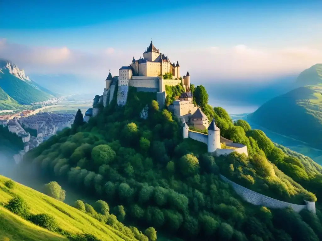 Castillo de Hochosterwitz: majestuosidad en lo alto Imponente Castillo de Hochosterwitz, historia y defensa fusionadas en su majestuosidad