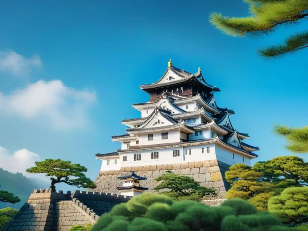 Himeji Castle: Majestuosidad histórica en Japón Impresionante castillo Himeji en Japón
