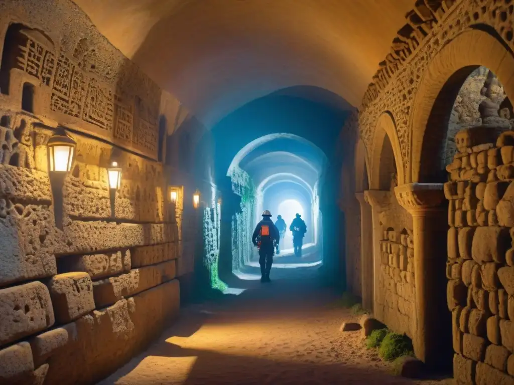 Exploración subterránea: Ingenieros desvelan secretos del castillo medieval Ingenieros exploran túneles de castillo medieval con tecnologías subterráneas