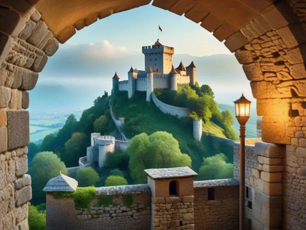 Explora la intriga del Castillo de Falkenstein en alta resolución Descubre los misterios arquitectónicos del Castillo Falkenstein en la Edad Media