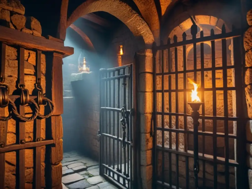 Mazmorra medieval: secretos oscuros y torturas Descubre los secretos oscuros del castillo en las tenebrosas mazmorras medieval